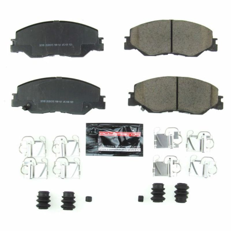 PSB Z23 Evolution Brake Pads - Power Stop 2019 Honda Insight Front Z23 Evolution Sport Brake Pads w/Hardware