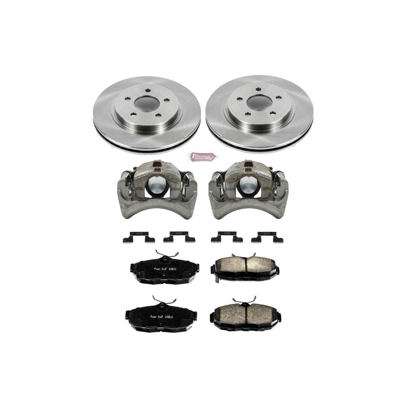 PSB Autospecialty Kit w/Cals - Power Stop 2012 Ford Mustang Rear Autospecialty Brake Kit w/Calipers