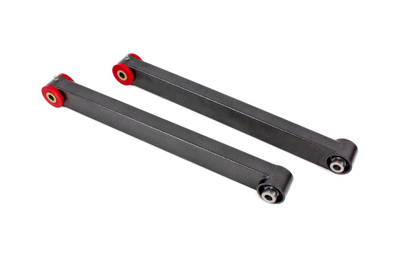 BMR Control Arms - BMR 05-14 S197 Mustang Non-Adj. Lower Control Arms (Poly/Spher Combo) - Black Hammertone