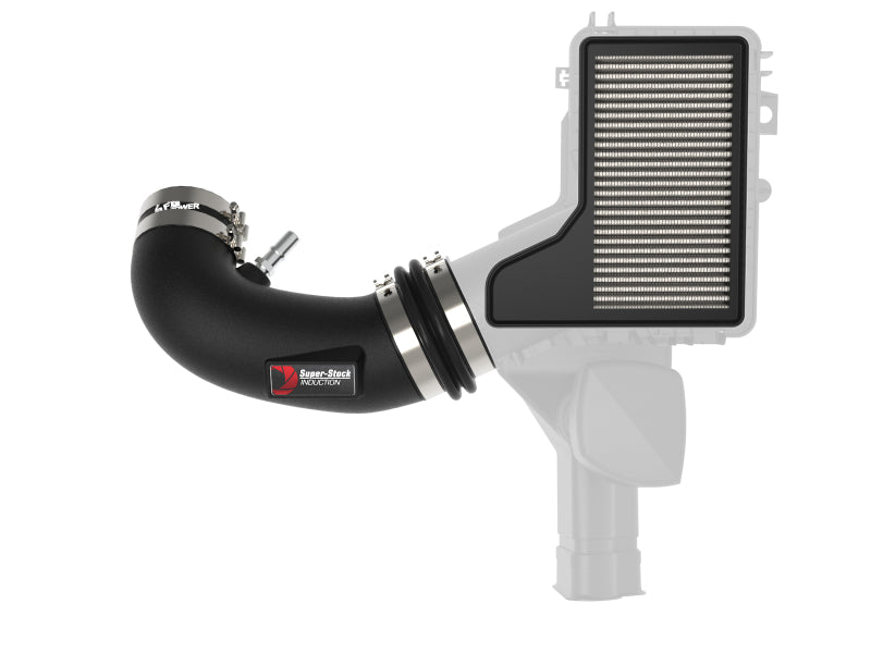 AFE Super Stock Induction System - aFe Super Stock Induction System Pro Dry S Media 18-20 Ford Mustang V8-5.0L