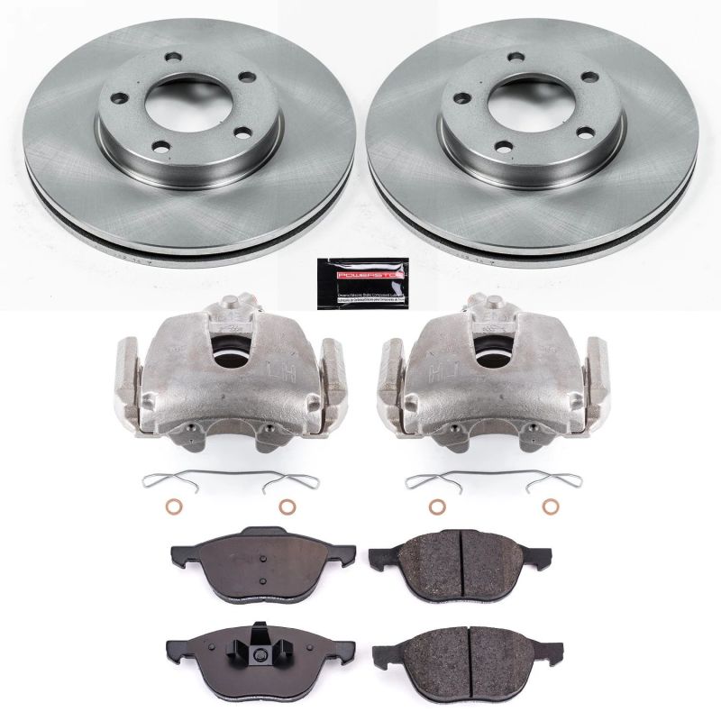 PSB Autospecialty Kit w/Cals - Power Stop 08-13 Mazda 3 Front Autospecialty Brake Kit w/Calipers
