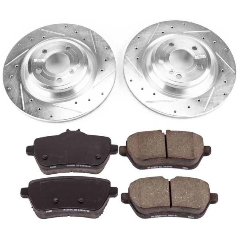 PSB Z23 Evolution Kit - Power Stop 15-16 Mercedes-Benz SL400 Rear Z23 Evolution Sport Brake Kit