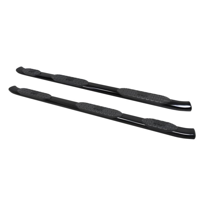 WES Nerf Bars - PRO TRAXX 5 - Westin 2019 Chevrolet Silverado/Sierra 1500 CC (5.5ft) PRO TRAXX 5 WTW Oval Nerf Step Bars - Black