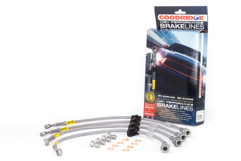 GR G-Stop Brake Line Kits - Goodridge 98-00 Honda Accord w/ Rear Disc Brake Lines