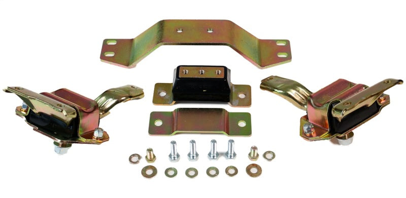ES Eng/Trans Combo Kit - Black - Energy Suspension 99-04 Ford Mustang 4.6L V8 Black Motor & Transmission Mount Set