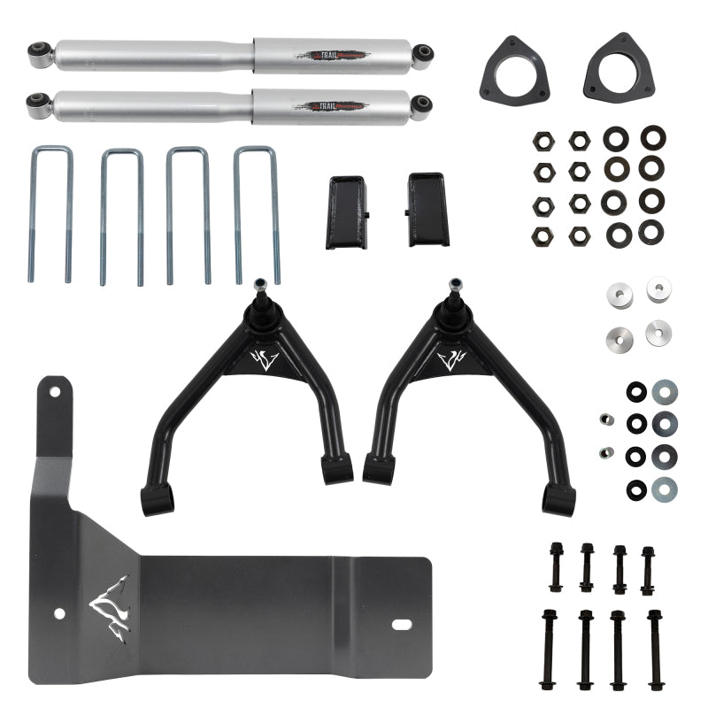 BT Lift Kit w Shocks - Belltech 14-16 Chevrolet Silverado / GMC Sierra 1500 4WD 4in Suspension Lift Kit w/ Shocks