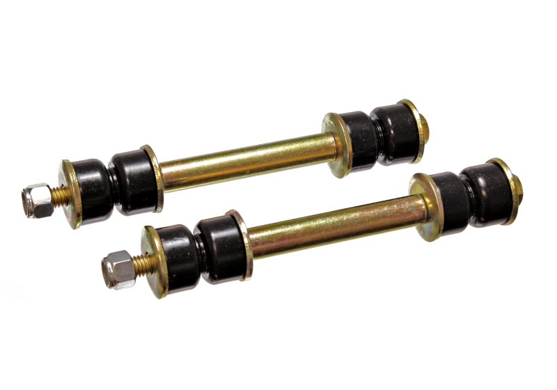 ES End Links - Black - Energy Suspension Universal 3 9/16 Inch Front Black Sway Bar End Links