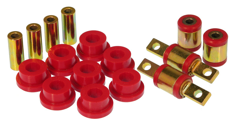 PRO Control Arm Bushings - Red - Prothane 90-00 Acura Integra Rear Upper/Lower Control Arm Bushings - Red