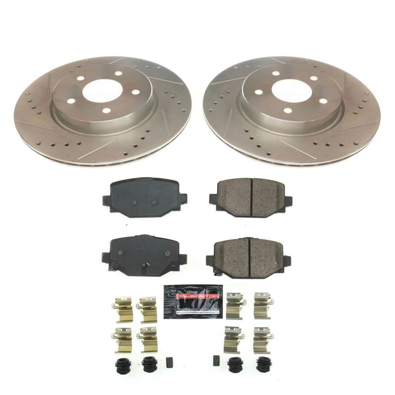 PSB Z23 Evolution Kit - Power Stop 2019 Infiniti QX50 Rear Z23 Evolution Sport Brake Kit