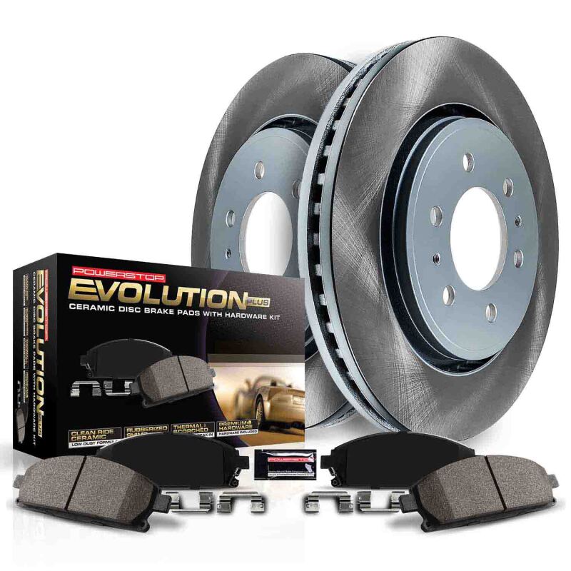 PSB Semi-Coated Rotor Kits - Power Stop 2024 Subaru Impreza Rear Semi-Coated Rotor Kit