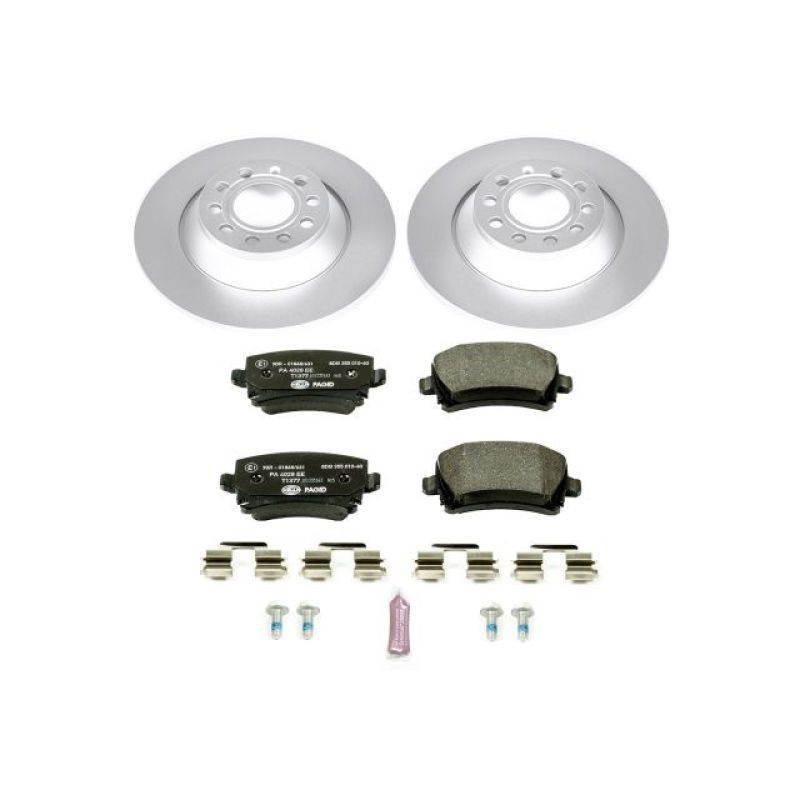 PSB Euro-Stop Kit - Power Stop 05-11 Audi A6 Rear Euro-Stop Brake Kit