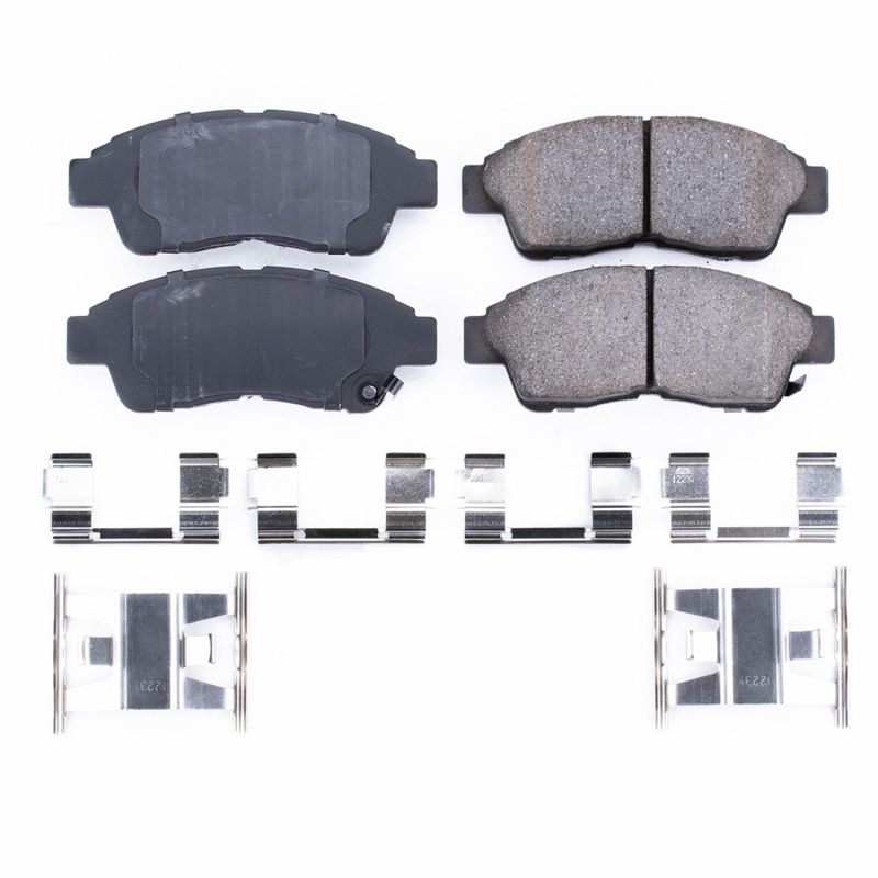 PSB Z17 Evolution Brake Pads - Power Stop 95-01 Ford Explorer Front Z17 Evolution Ceramic Brake Pads w/Hardware