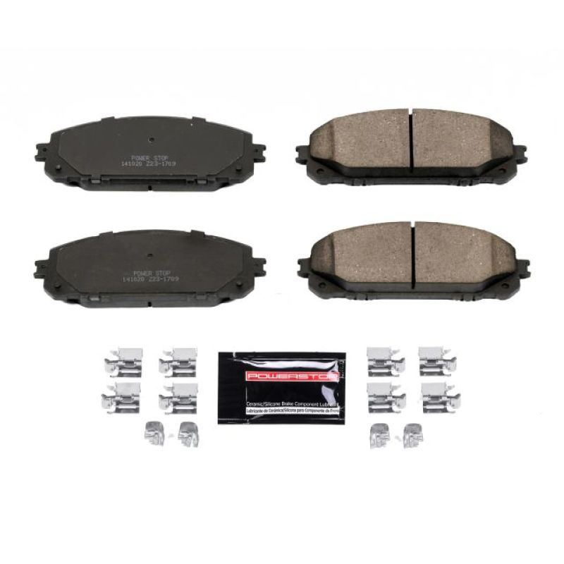 PSB Z23 Evolution Brake Pads - Power Stop 14-15 Jeep Cherokee Front Z23 Evolution Sport Brake Pads w/Hardware
