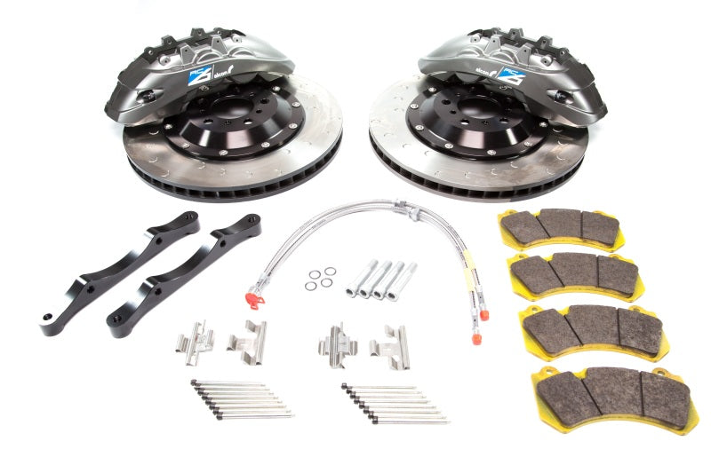 ALC Front Brake Kits - Alcon 2015+ BMW M3 F80 400x34mm 6 Piston Front Brake Upgrade Kit - Grey