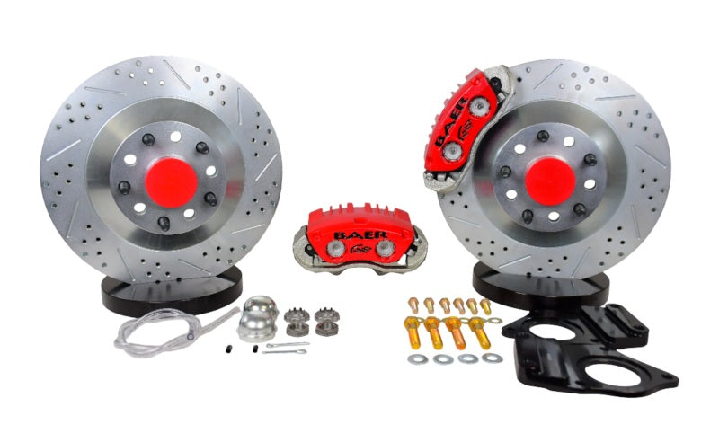 BAE Classic Series Brake Kits - Baer Brakes Applications Using Mustang II Spindles 13in Classic Series Front Brake Kit