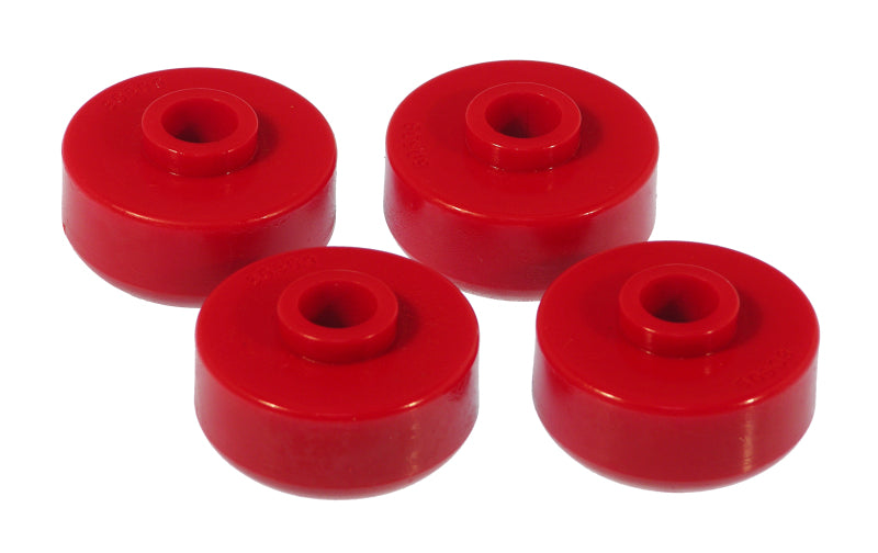 PRO Spring/Shackle Bush- Red - Prothane 63-82 Chevy Corvette Rear Spring Cushions - Red