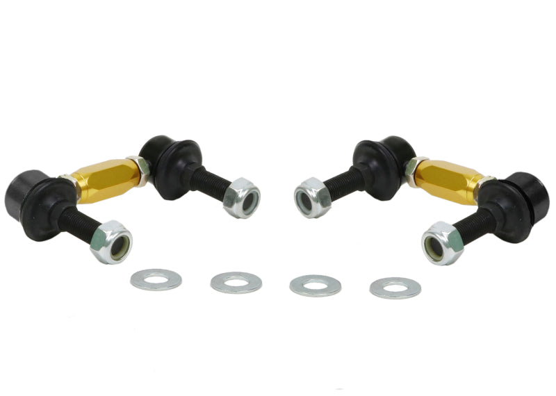WL Sway Bar Links - Whiteline Universal Sway Bar Link Assembly Heavy Duty Adjustable Ball/Ball Style
