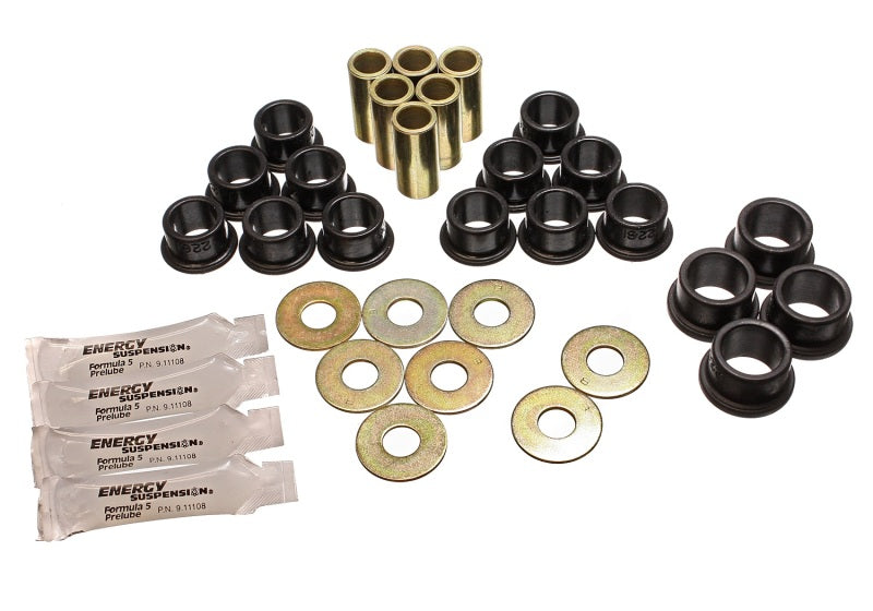 ES Cntrl Arm Bushings - Black - Energy Suspension Rear Control Arm Bushing Set - Black