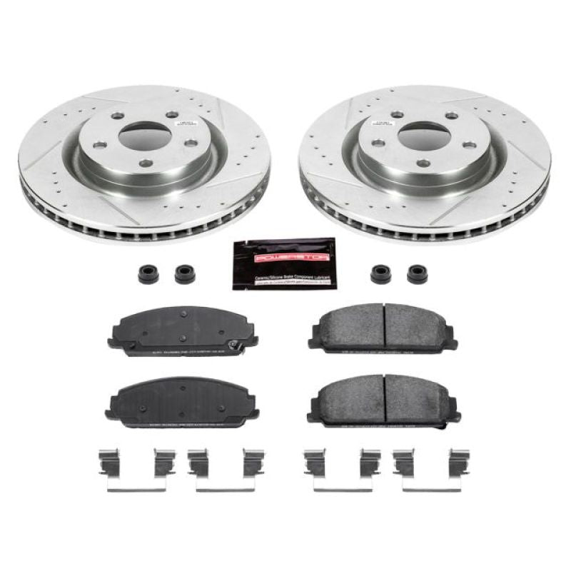PSB Z23 Evolution Kit - Power Stop 08-09 Pontiac G8 Front Z23 Evolution Sport Brake Kit