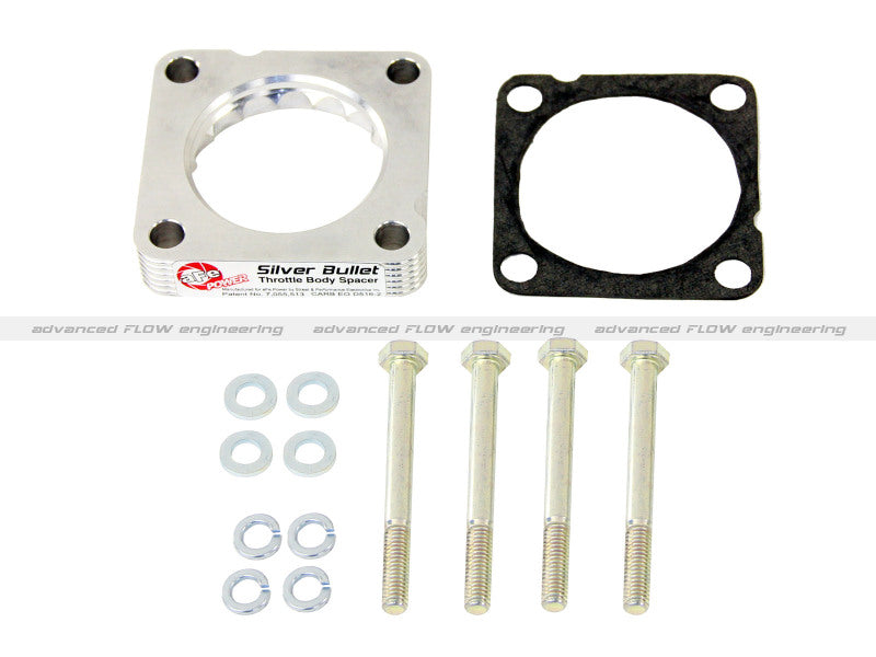 AFE Silver Bullet TBS CARB Approved - aFe Silver Bullet Throttle Body Spacer 12 Honda Civic Si / 08-12 Honda Accord / 09-12 Acura TSX