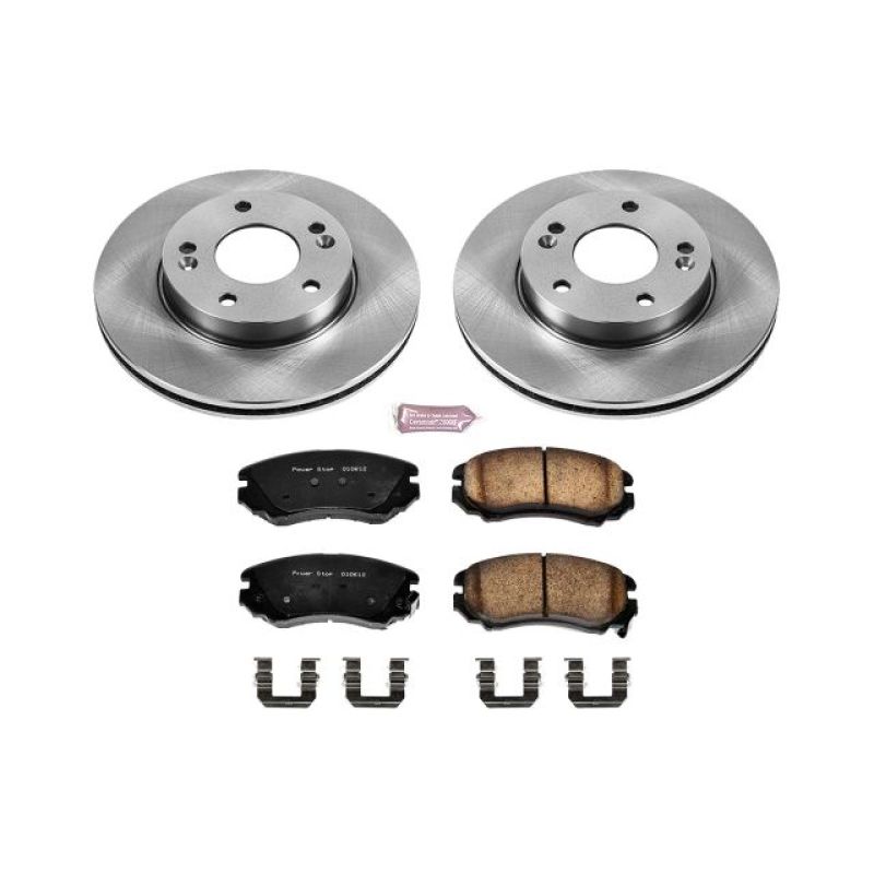 PSB Autospecialty Kit - Power Stop 10-11 Kia Soul Front Autospecialty Brake Kit
