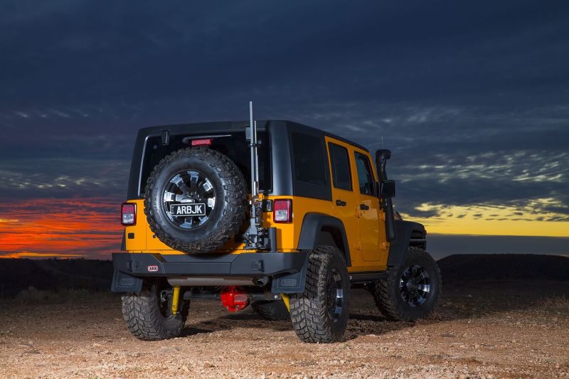 ARB Rear Bars w/o Carriers - ARB Rear Bar Textured Blk Jk Jeep