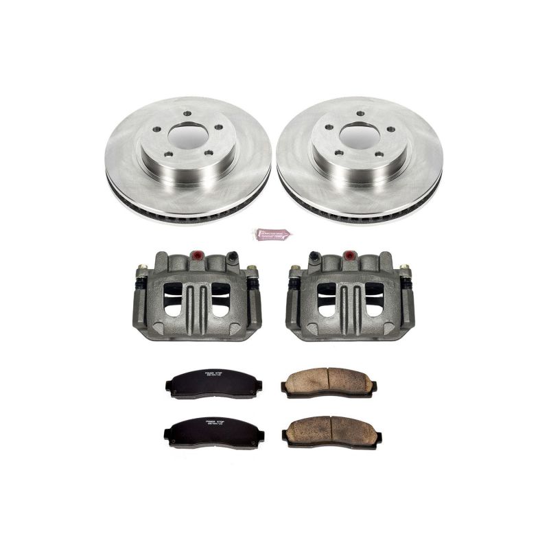 PSB Autospecialty Kit w/Cals - Power Stop 02-03 Saturn Vue Front Autospecialty Brake Kit w/Calipers