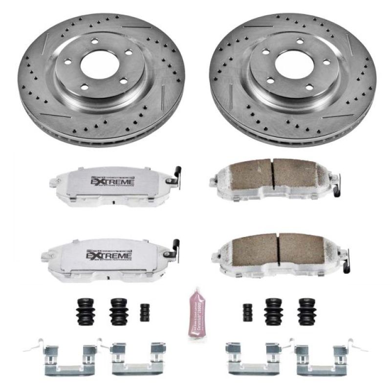 PSB Z26 Street Warrior Kit - Power Stop 11-17 Nissan Juke Front Z26 Street Warrior Brake Kit