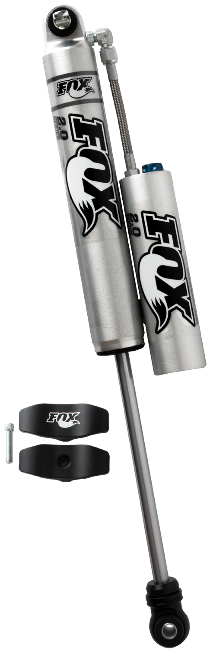 FOX 2.0 Factory Shock - Fox 07+ Jeep JK 2.0 Factory Series 9.6in. Smooth Body R/R Rear Shock w/CD Adj. / 1.5-3.5in. Lift