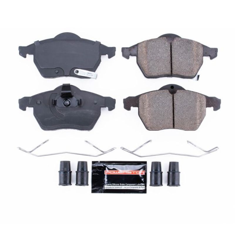 PSB Z23 Evolution Brake Pads - Power Stop 99-03 Saab 9-3 Front Z23 Evolution Sport Brake Pads w/Hardware