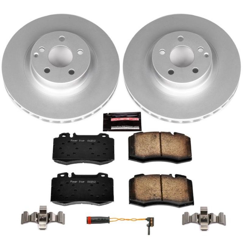 PSB Z23 Evolution Coated Kit - Power Stop 07-09 Mercedes-Benz E550 Front Z23 Evolution Sport Coated Brake Kit
