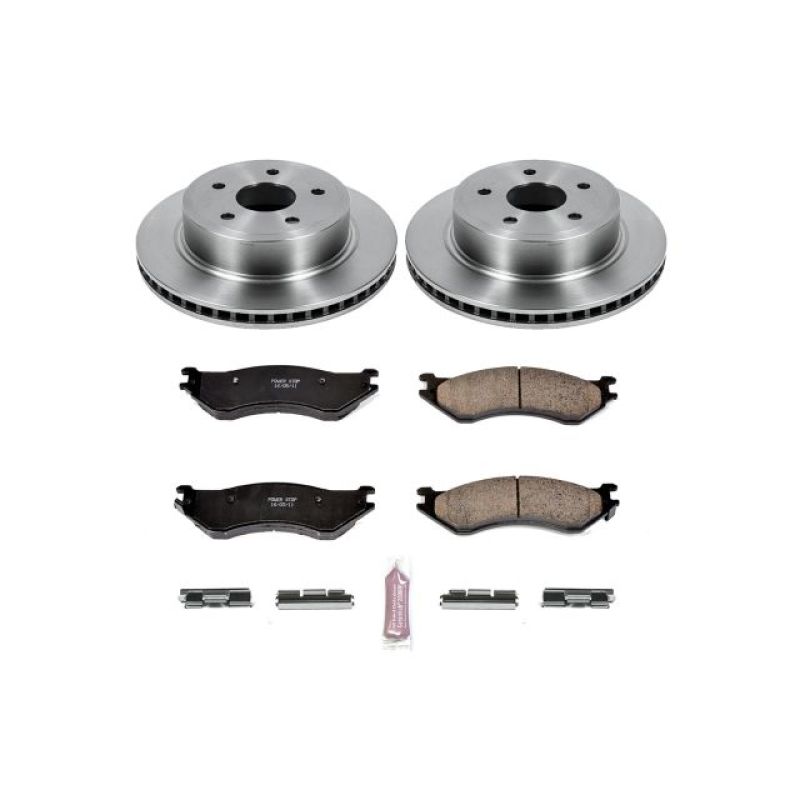 PSB Autospecialty Kit - Power Stop 04-06 Dodge Ram 1500 Rear Autospecialty Brake Kit
