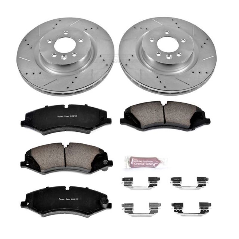 PSB Z23 Evolution Kit - Power Stop 10-13 Land Rover Range Rover Sport Front Z23 Evolution Sport Brake Kit