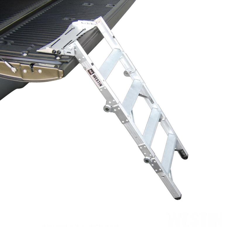 WES Truck-Pal Tailgate Ladder - Westin Truck-Pal Tailgate Ladder - Aluminum