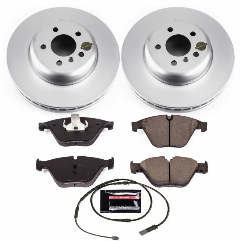 PSB Z23 Evolution Coated Kit - Power Stop 2011 BMW 535i xDrive Front Z23 Evolution Sport Coated Brake Kit
