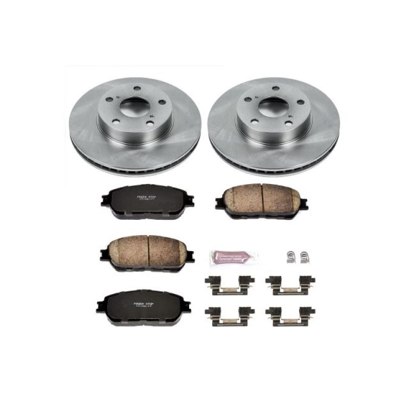 PSB Autospecialty Kit - Power Stop 05-15 Toyota Tacoma Front Autospecialty Brake Kit