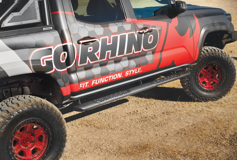 GOR Vertex V3 Side Steps - Go Rhino 24-25 Lexus GX550 V-Series V3 Aluminum Side Steps & Mounting Brackets Kit