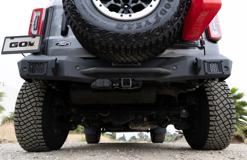 GOR Rockline Bumper - Go Rhino 21-24 Ford Bronco 2/4dr (Excl. Sport) Rockline Rear Full Width Bumper