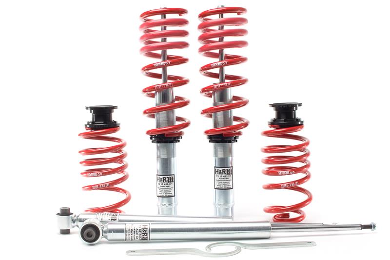 HR Street Perf Coil Overs - H&R 17-21 Audi A4 Premium/Premium Plus/Prestige (2WD) B9 Street Perf. Coil Over Kit (w/o MRC)