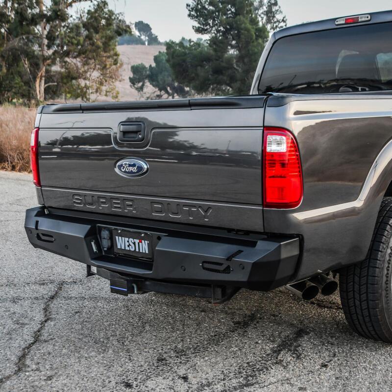 WES Pro-Series Bumpers - Westin 11-16 Ford F-250/350/450/550 Super Duty Pro-Series Rear Bumper - Textured Black