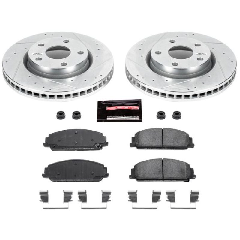 PSB Z23 Evolution Kit - Power Stop 08-09 Pontiac G8 Front Z23 Evolution Sport Brake Kit