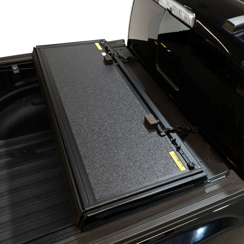 WES Hard Tri-Fold Tonneau Covers - Westin 15-26 Ford F-150 5ft. 7in. Bed Hard Tri-Fold Tonneau Cover - Black