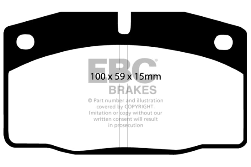 EBC Greenstuff Brake Pad Sets - EBC 89-95 Lotus Elan (M100) 1.6 Turbo Greenstuff Front Brake Pads