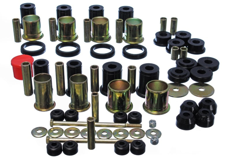ES Hyper-Flex Sets - Black - Energy Suspension 89-92 Chevrolet Camaro Black Hyper-flex Master Bushing Set