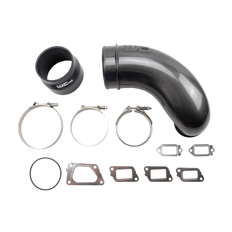WCF Intake Horn - Wehrli 11-16 Chevrolet 6.6L LML Duramax 5in Intake Horn - Gloss White