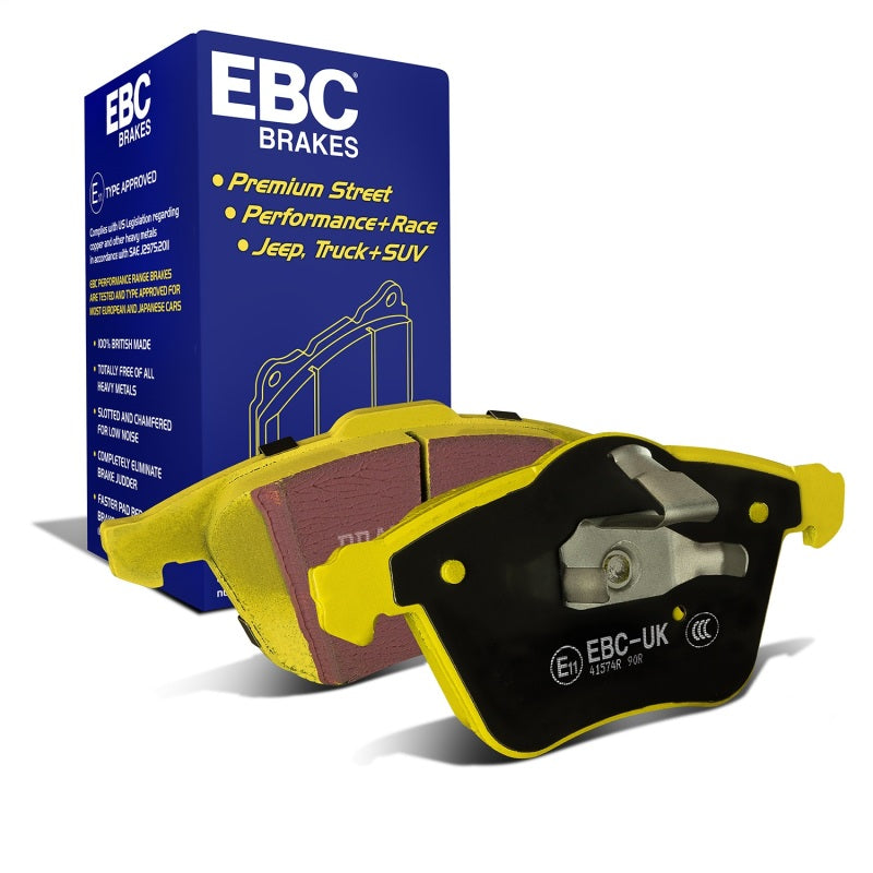 EBC Yellowstuff Brake Pad Sets - EBC 07-13 Mazda 3 2.3 Turbo Yellowstuff Front Brake Pads