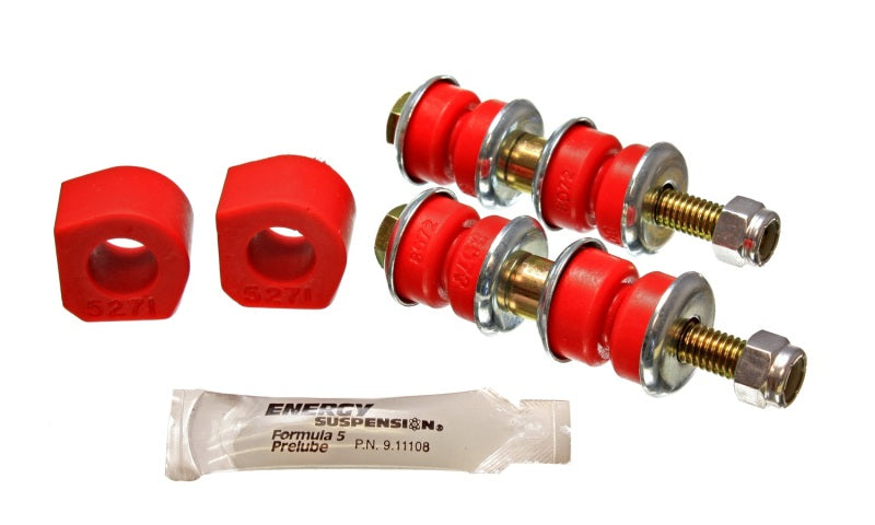ES Sway Bar Bushings - Red - Energy Suspension 84-87 Honda Civic/CRX Red 16mm Front Sway Bar Bushings (Sway Bar link bushings and