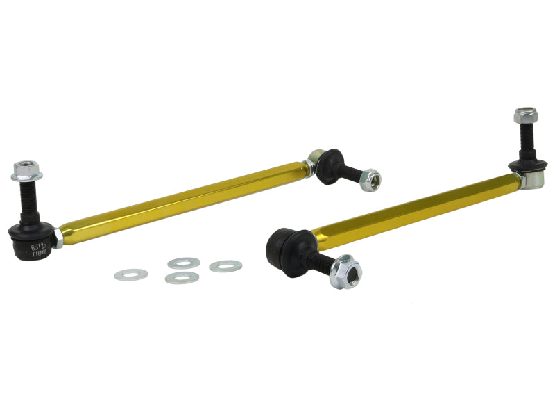 WL Sway Bar Links - Whiteline Universal Sway Bar - Link Assembly Heavy Duty 310mm-335mm Adjustable Steel Ball