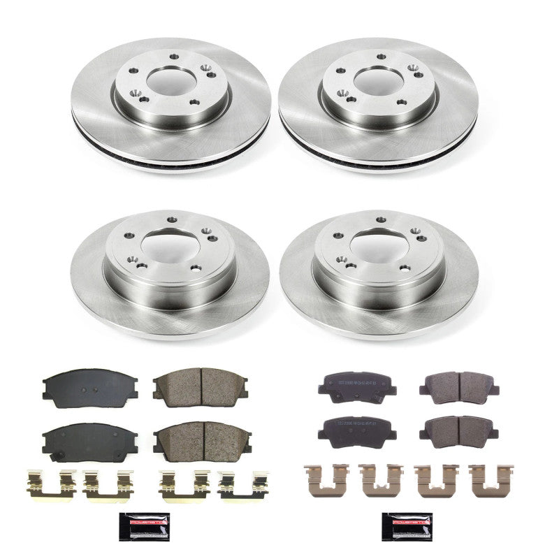 PSB Autospecialty Kit - Power Stop 20-22 Hyundai Venue Front & Rear Autospecialty Brake Kit