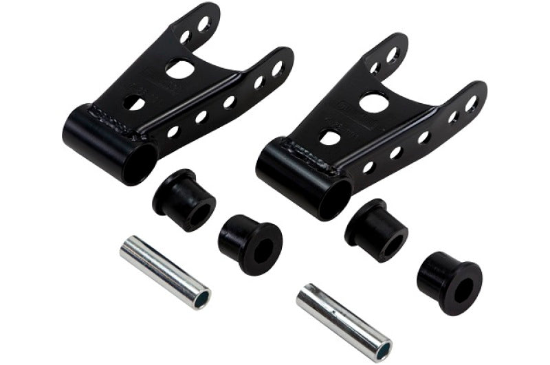 BT Shackle Kit - Belltech Shackle kit 2011+ Chevrolet Silverado/Sierra 3/4 Ton Pickup 1in Rear Drop